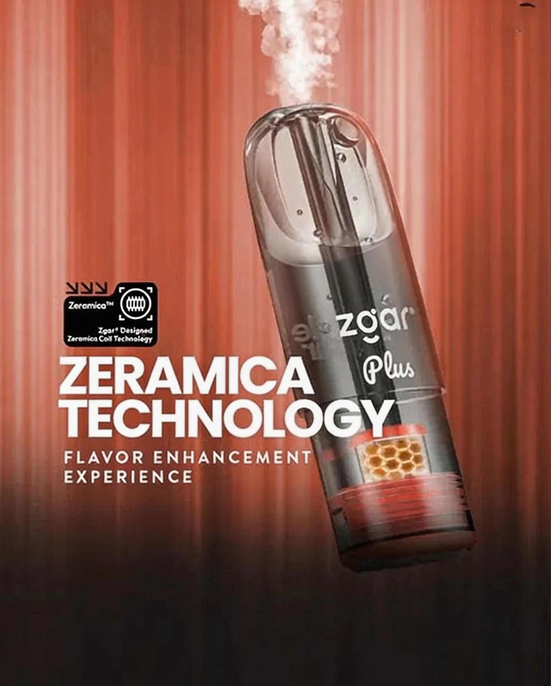 ZGAR 6.0Plus Pods (Relx 4-6 Gen Compatible) (3ml Single Pod) (15 Flavors) (Promo: Buy 9 Pods, Get 1 Free Zgar Nex Device) detail image 1