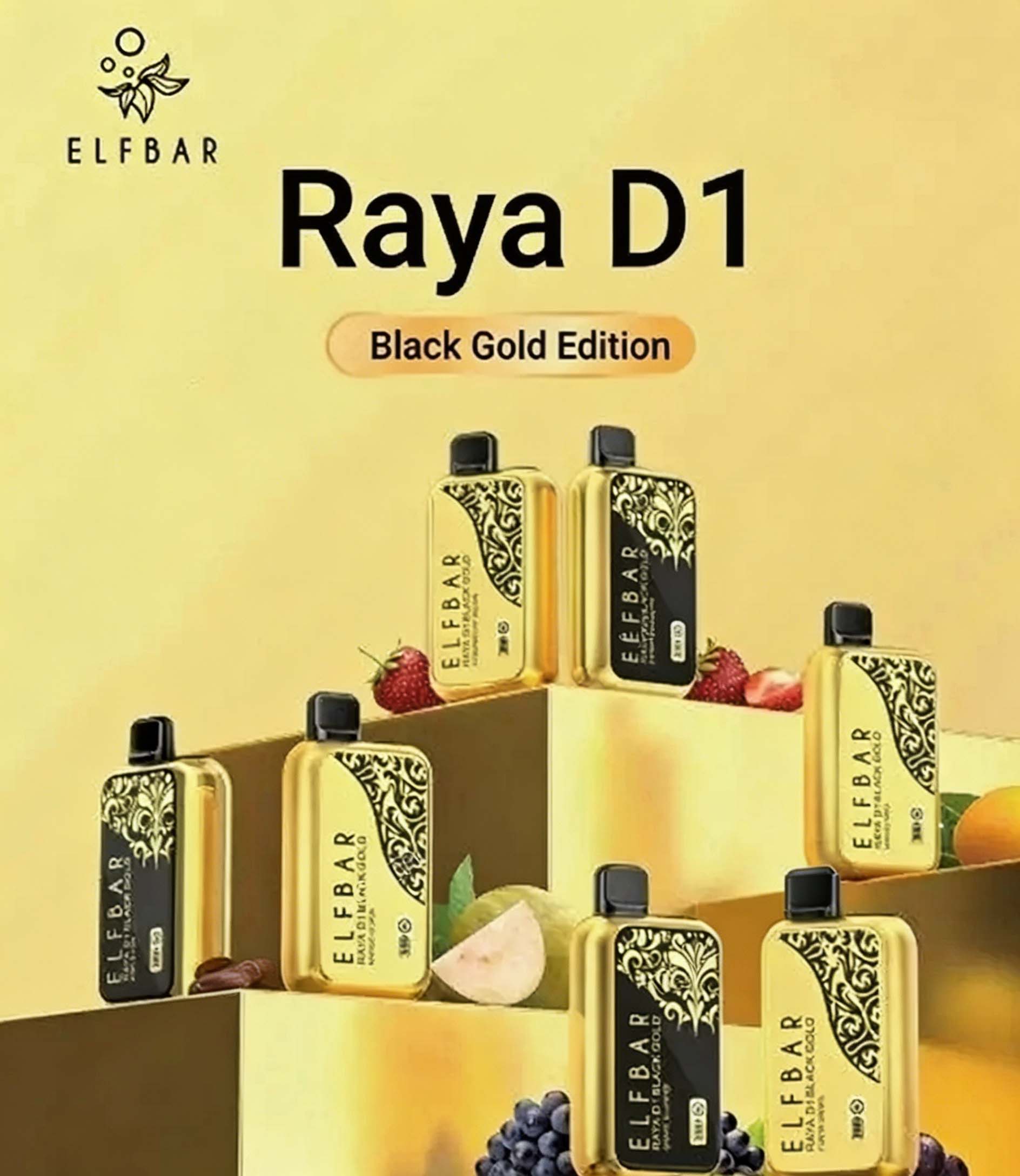 ELFBAR RAYA D1 Disposable Vape – 10000 Puffs, 18ml, Battery & E-Liquid Indicator (Promo: Buy 5 Get 1 Free, Buy 10 Get 3 Free) detail image 1
