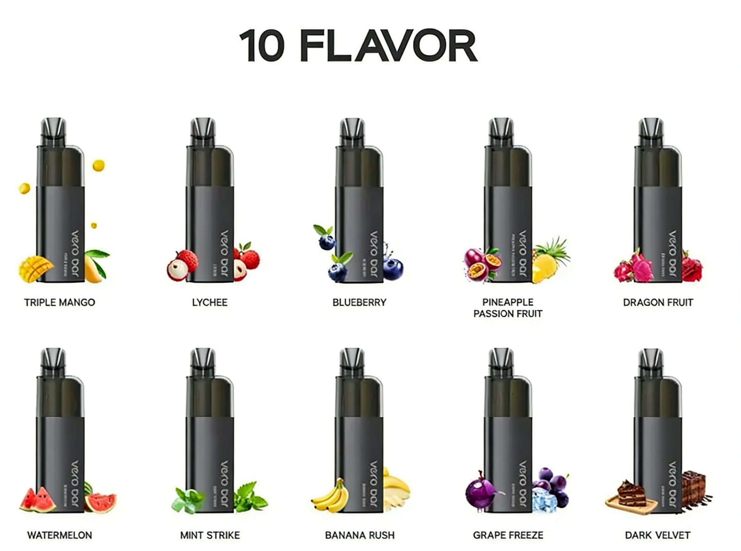 VERO Bar Disposable Vape (15K Puffs) - Promo: Buy 5 Get 1 Free, Buy 10 Get 3 Free detail image 2