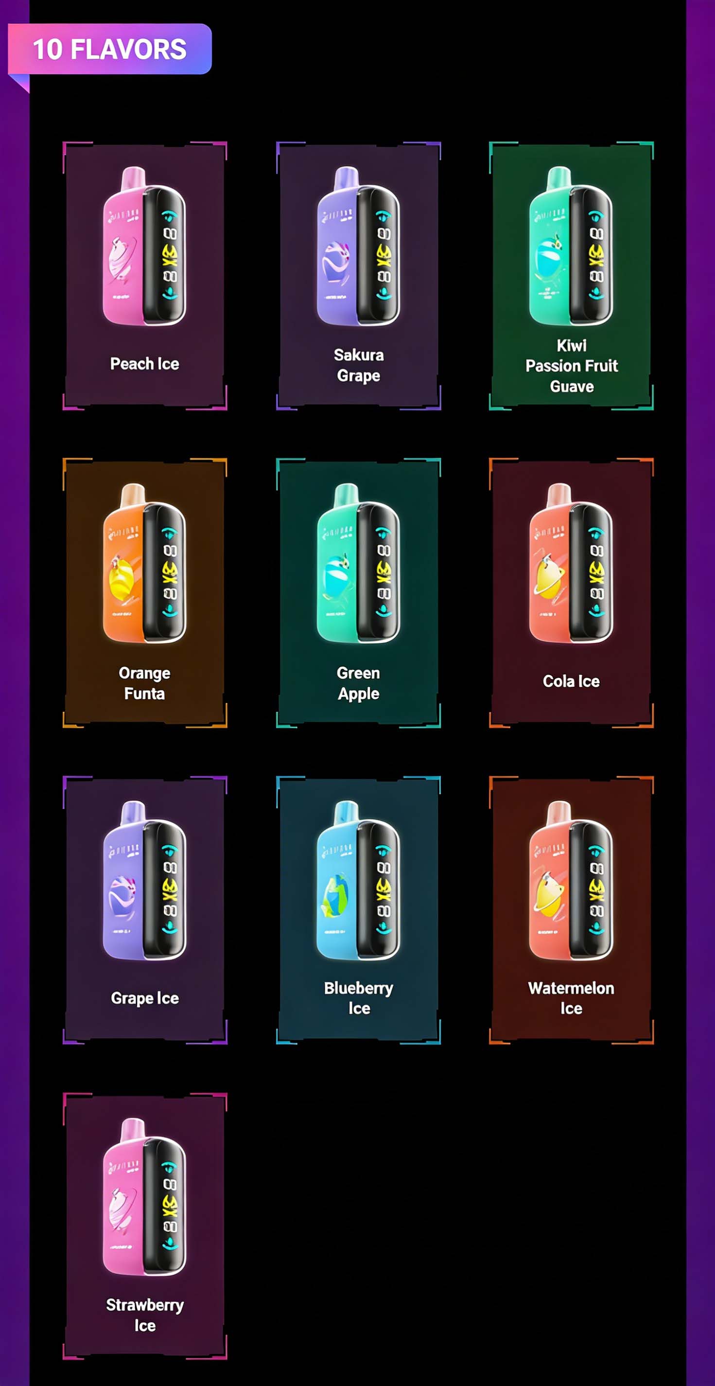 Elfbar Raya D3 25000 Puffs Disposable Vape (3 Power Modes) (850mAh) (Rechargeable) (Promo: Buy 5 Get 1 Free, Buy 10 Get 3 Free) detail image 2