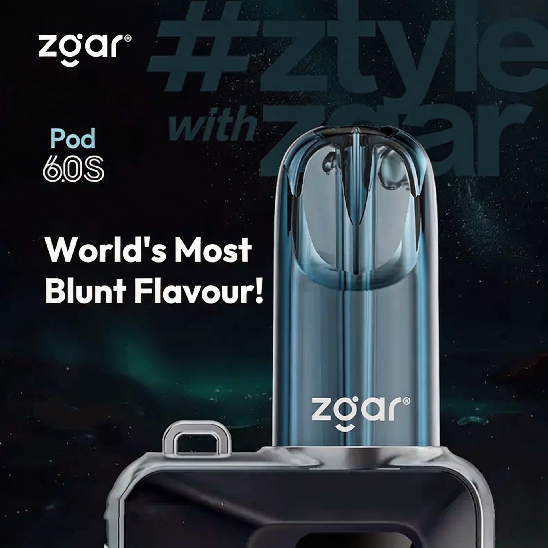 Zgar 6.0s Vape Pods (RELX Gen 4, 5, 6 Compatible) (3ml Single Pod) (Multiple Series) (Promo: Buy 9 Pods, Get 1 Zgar Nex Device Free) detail image 2
