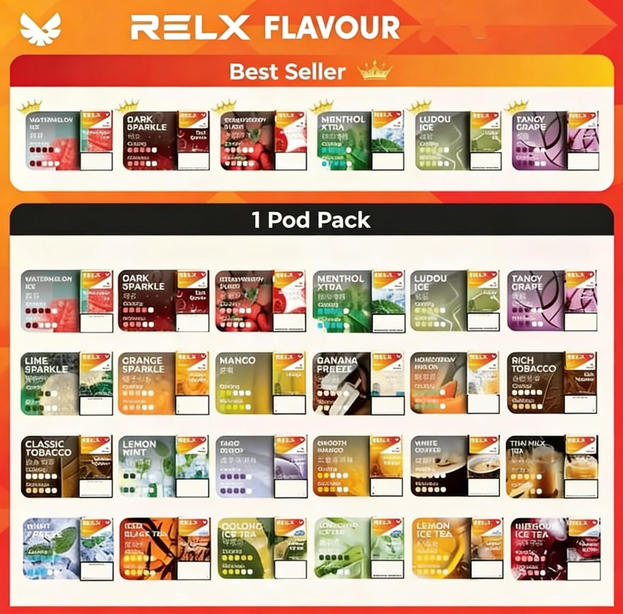 RELX Infinity Pro Pod 2 Gen 6 - English Version (Relx 4/5/6 Gen Compatible) detail image 2