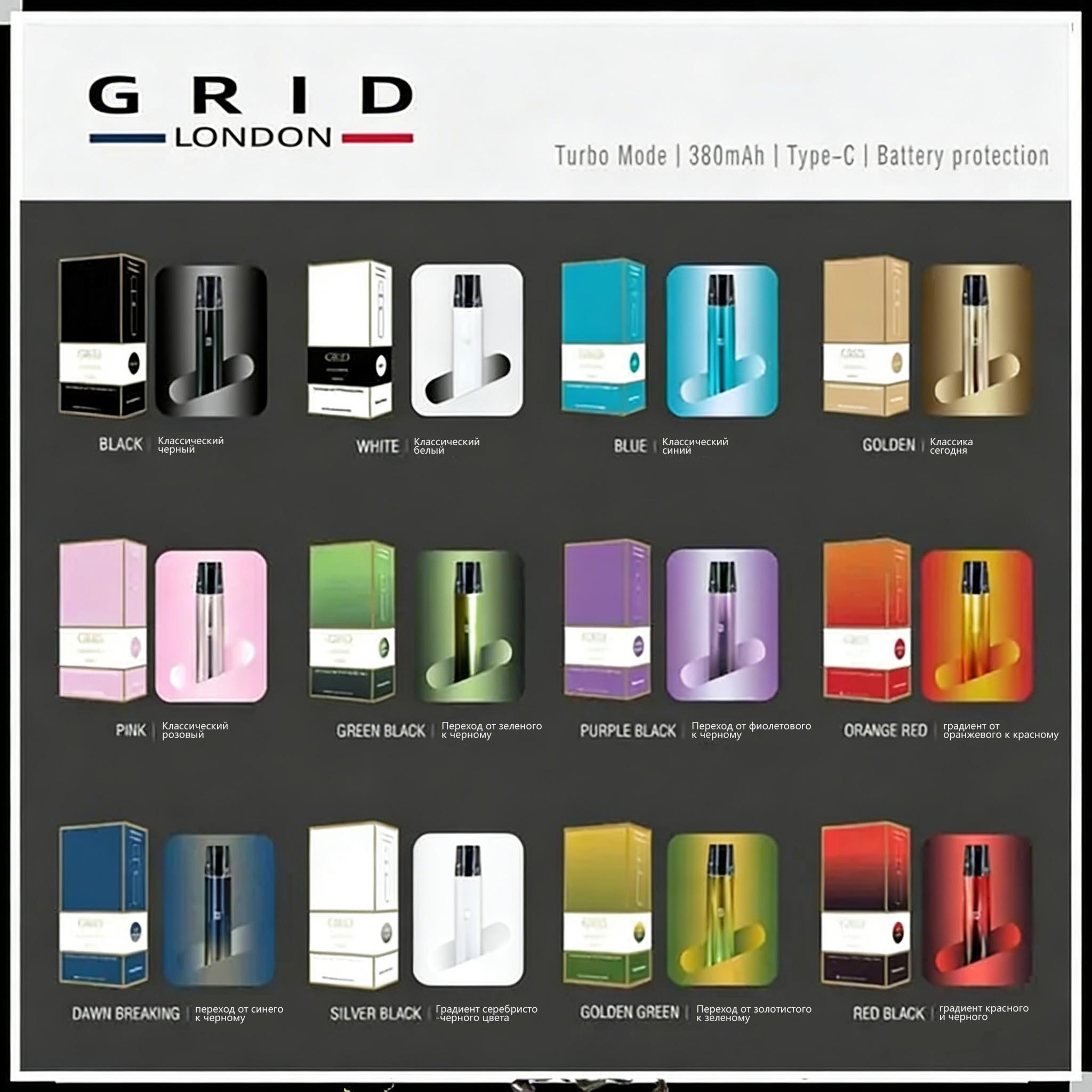 GRID 1st Generation Device (380mAh/2.7V) Type-C (Compatible with Major 1st Gen Pod Brands) detail image 4