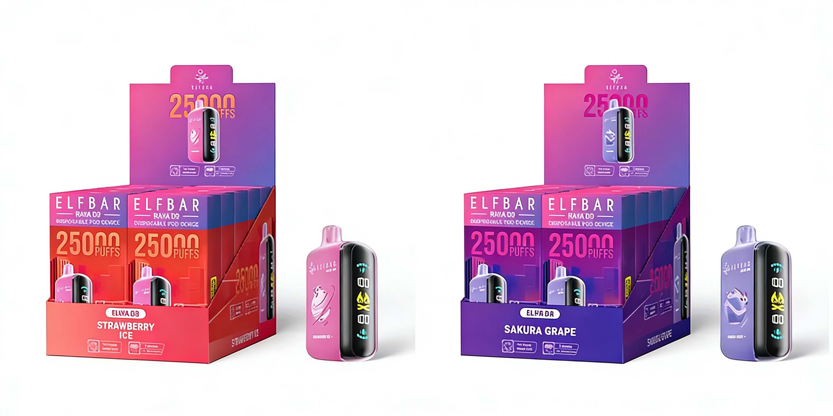 Elfbar Raya D3 25000 Puffs Disposable Vape (3 Power Modes) (850mAh) (Rechargeable) (Promo: Buy 5 Get 1 Free, Buy 10 Get 3 Free) detail image 5