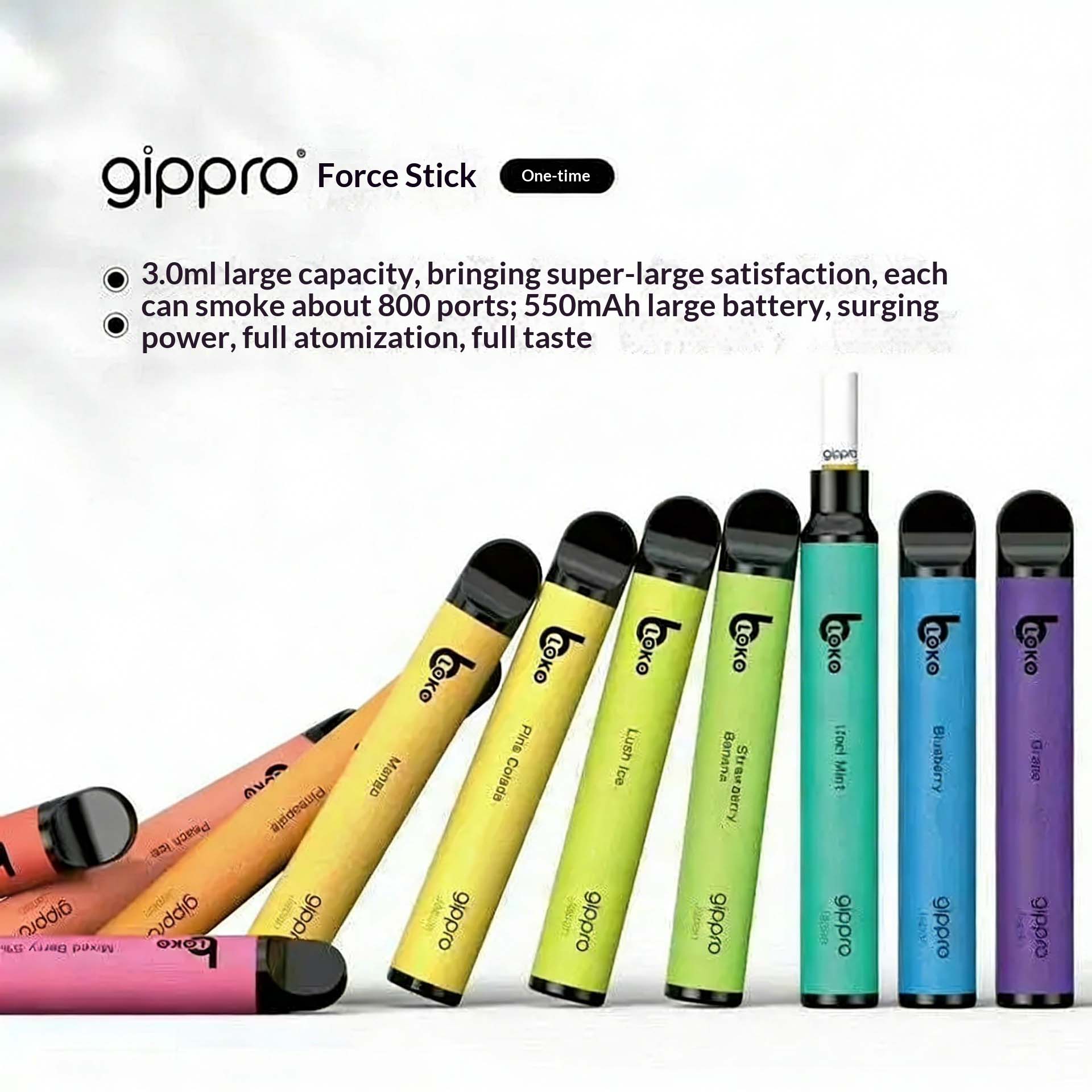 Gippro Bloko Neo Disposable Vape (800 Puffs) (Multiple Flavors) detail image 6