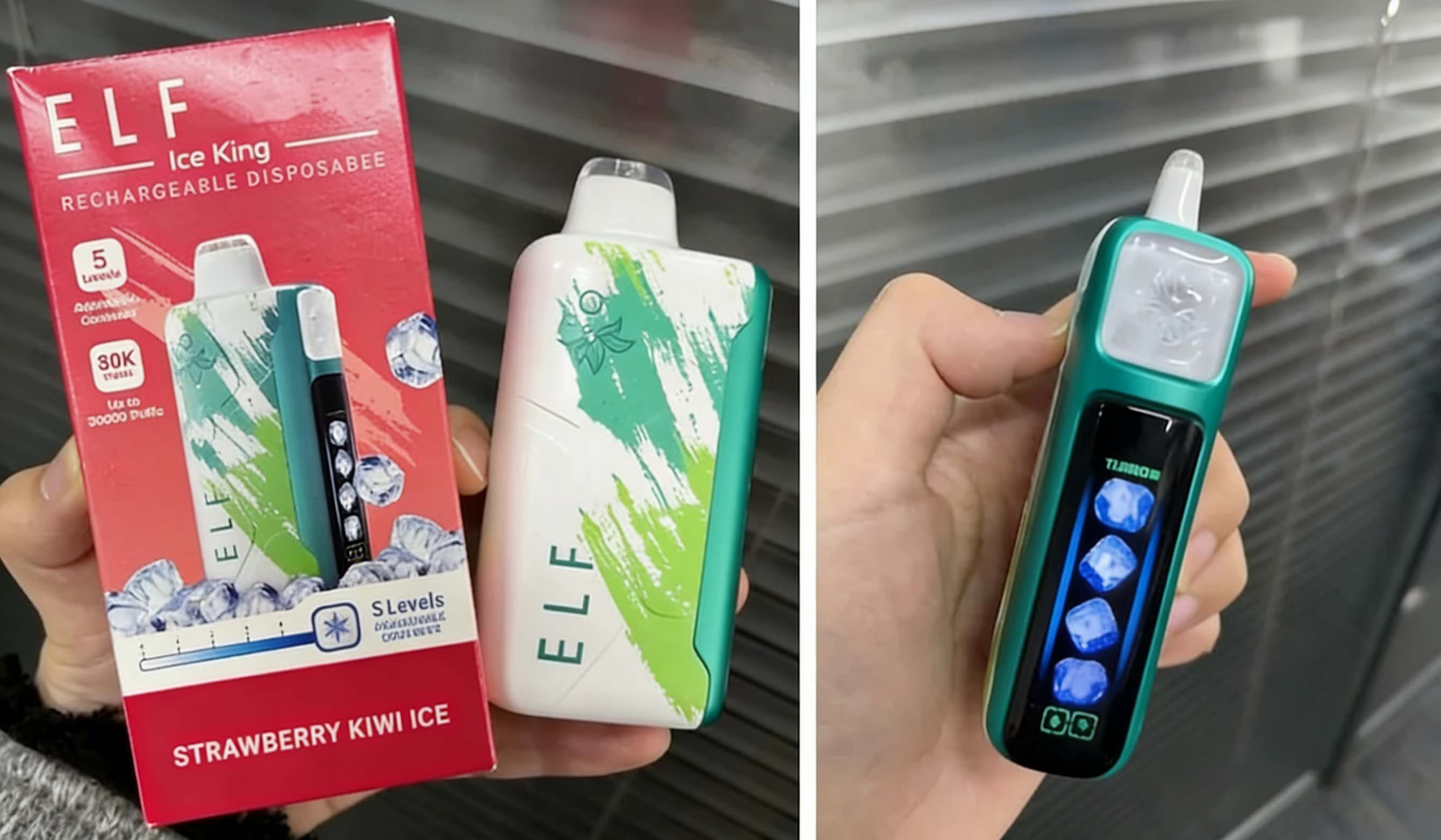 Elfbar Ice King 40K Puffs Disposable Vape (Coolness/Power/Airflow Adjustment) (Promo: Buy 5 Get 1, Buy 10 Get 3) detail image 7