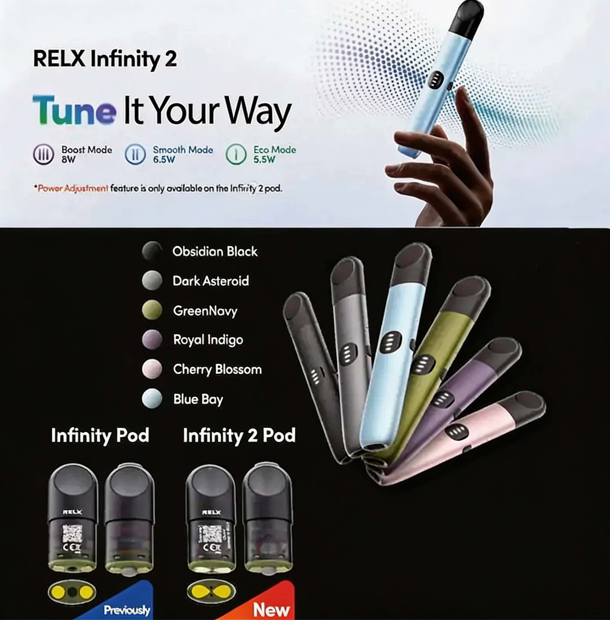 Relx Infinity 2 Device (6th Gen) - Compatible with Relx 4th/5th Gen Pods (Device x1 + Type-C Cable x1) detail image 8