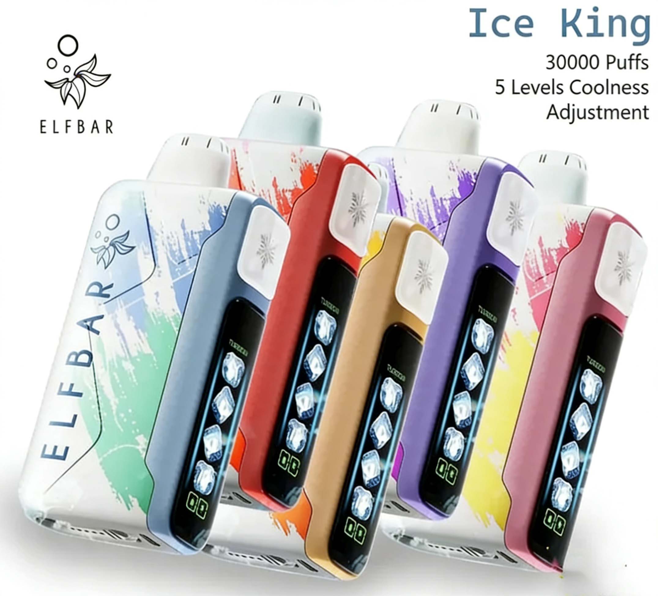 Elfbar Ice King 40K Puffs Disposable Vape (Coolness/Power/Airflow Adjustment) (Promo: Buy 5 Get 1, Buy 10 Get 3) detail image 8