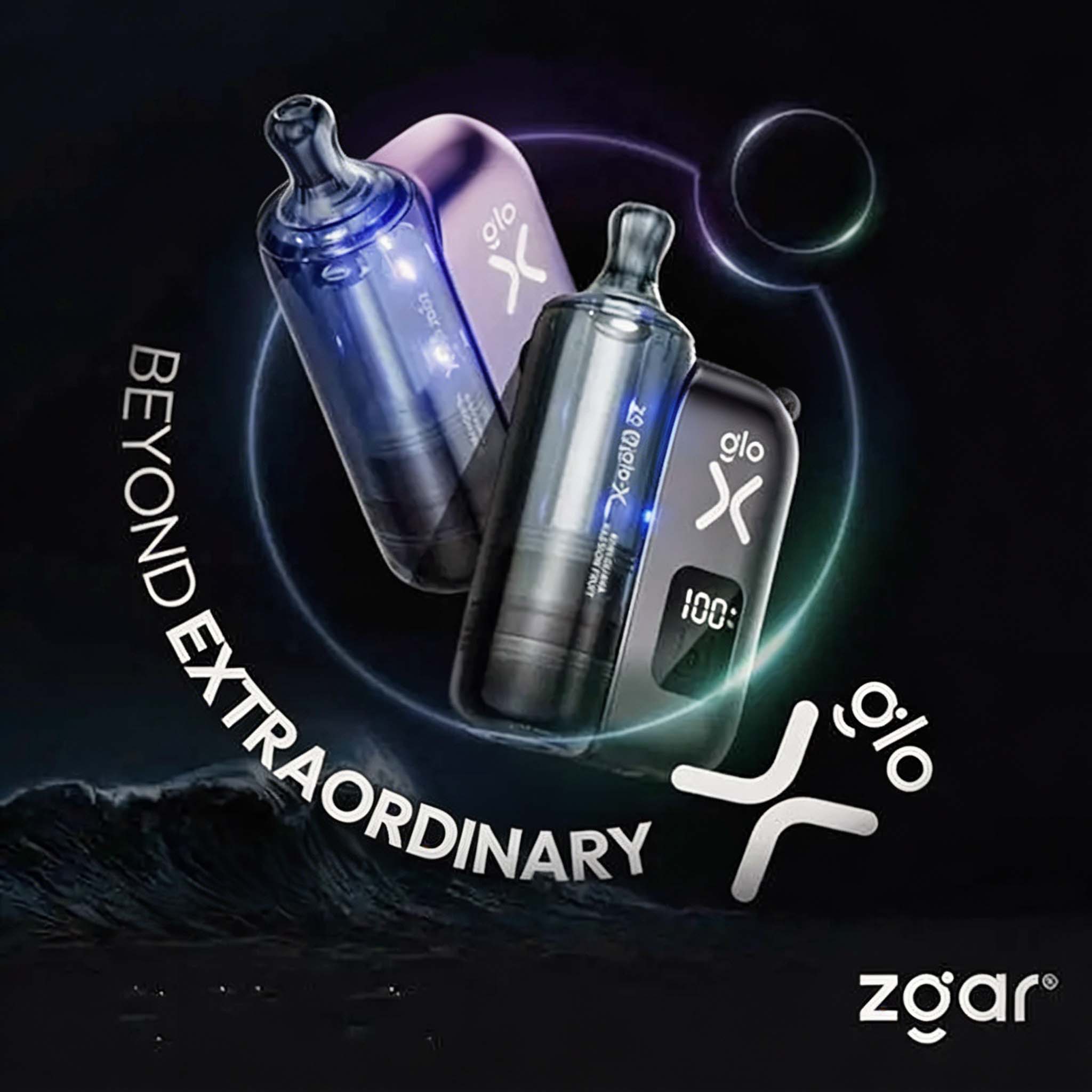 Zgar Glo-X Pod System (12000 Puffs) (Rechargeable) (900mAh) (12/16/20W Output) (Dual Mesh Coil Mode) (Multiple Flavors) detail image 9