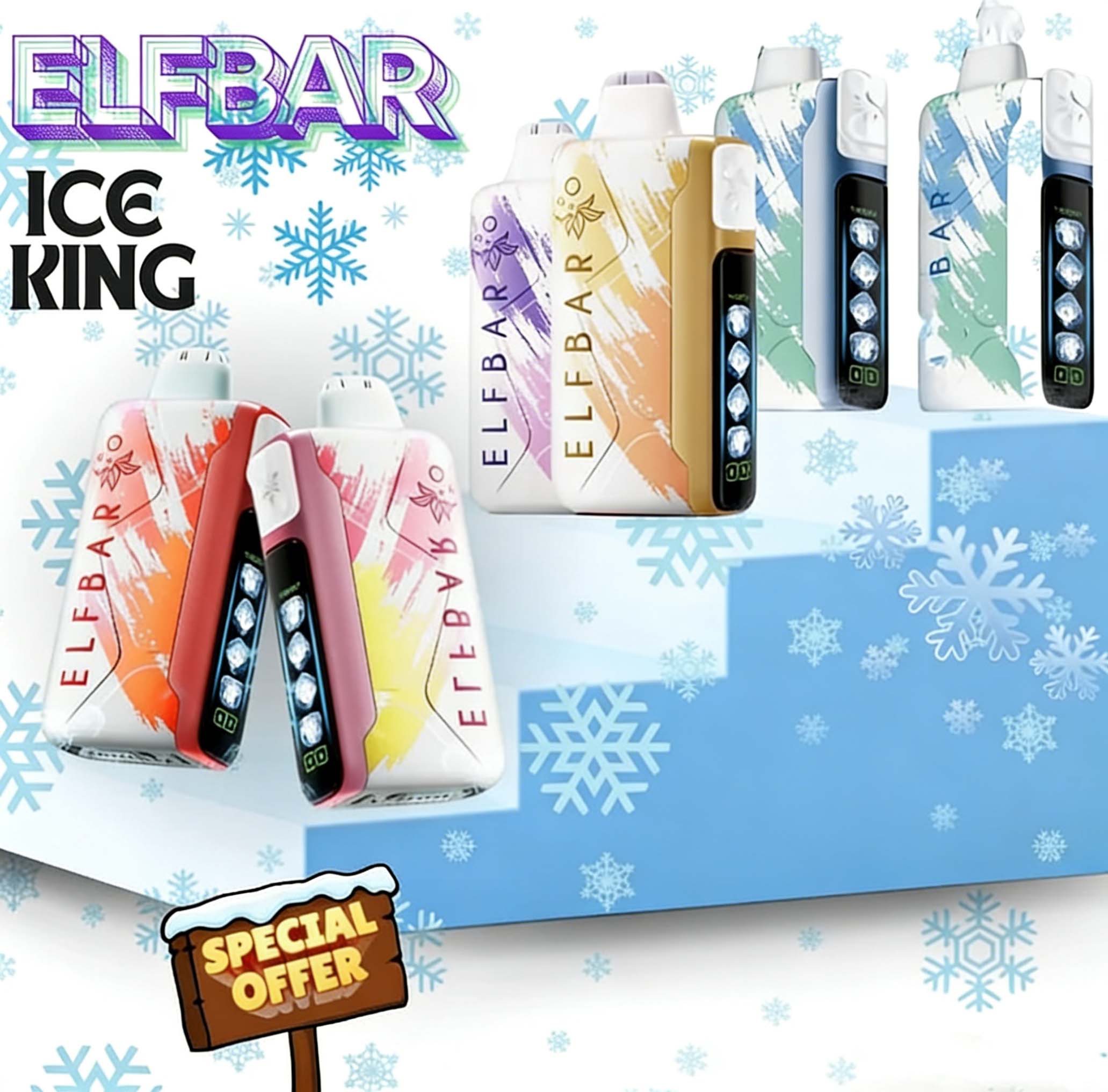 Elfbar Ice King 40K Puffs Disposable Vape (Coolness/Power/Airflow Adjustment) (Promo: Buy 5 Get 1, Buy 10 Get 3) detail image 10