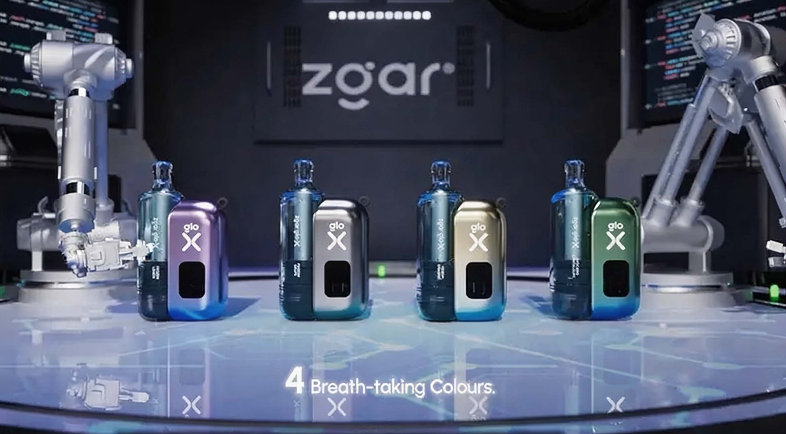 Zgar Glo-X Pod System (12000 Puffs) (Rechargeable) (900mAh) (12/16/20W Output) (Dual Mesh Coil Mode) (Multiple Flavors) detail image 12