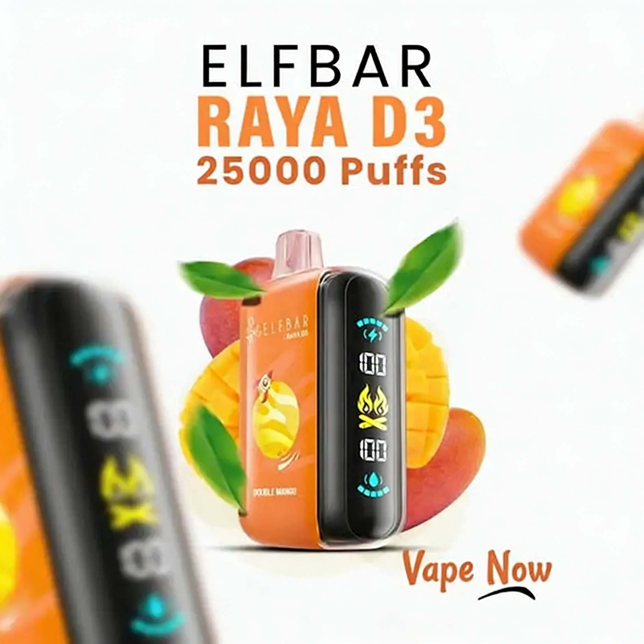 Elfbar Raya D3 25000 Puffs Disposable Vape (3 Power Modes) (850mAh) (Rechargeable) (Promo: Buy 5 Get 1 Free, Buy 10 Get 3 Free) detail image 12