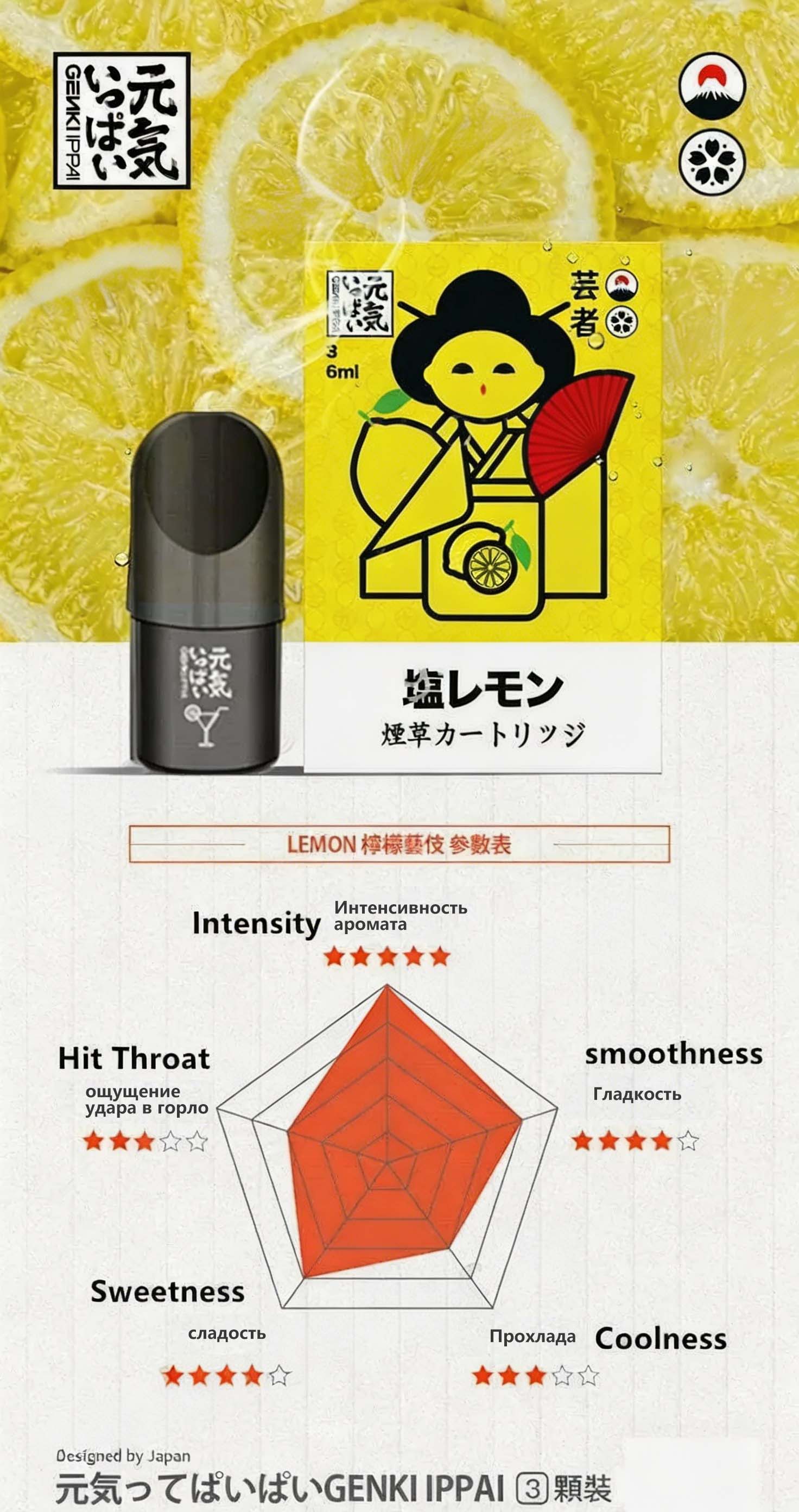 Genki Ippai Pods 5th Gen Edition (Japanese Brand) - Relx 4th/5th Gen Compatible (3 Pods/Pack, Multi-Flavors) detail image 11