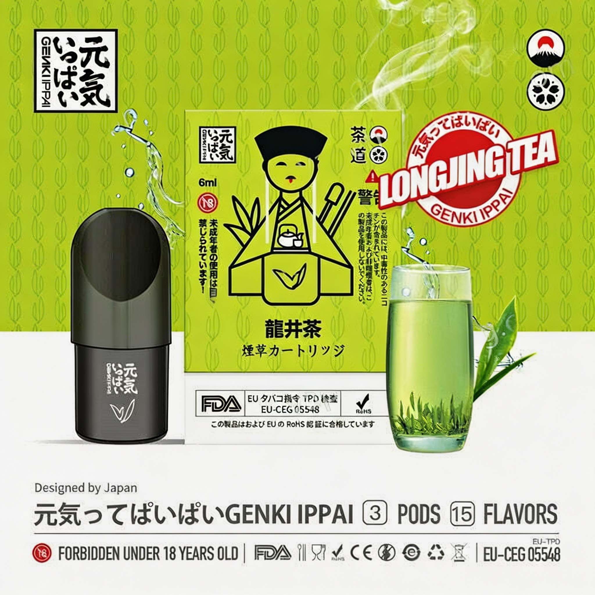Genki Ippai Pods 5th Gen Edition (Japanese Brand) - Relx 4th/5th Gen Compatible (3 Pods/Pack, Multi-Flavors) detail image 16