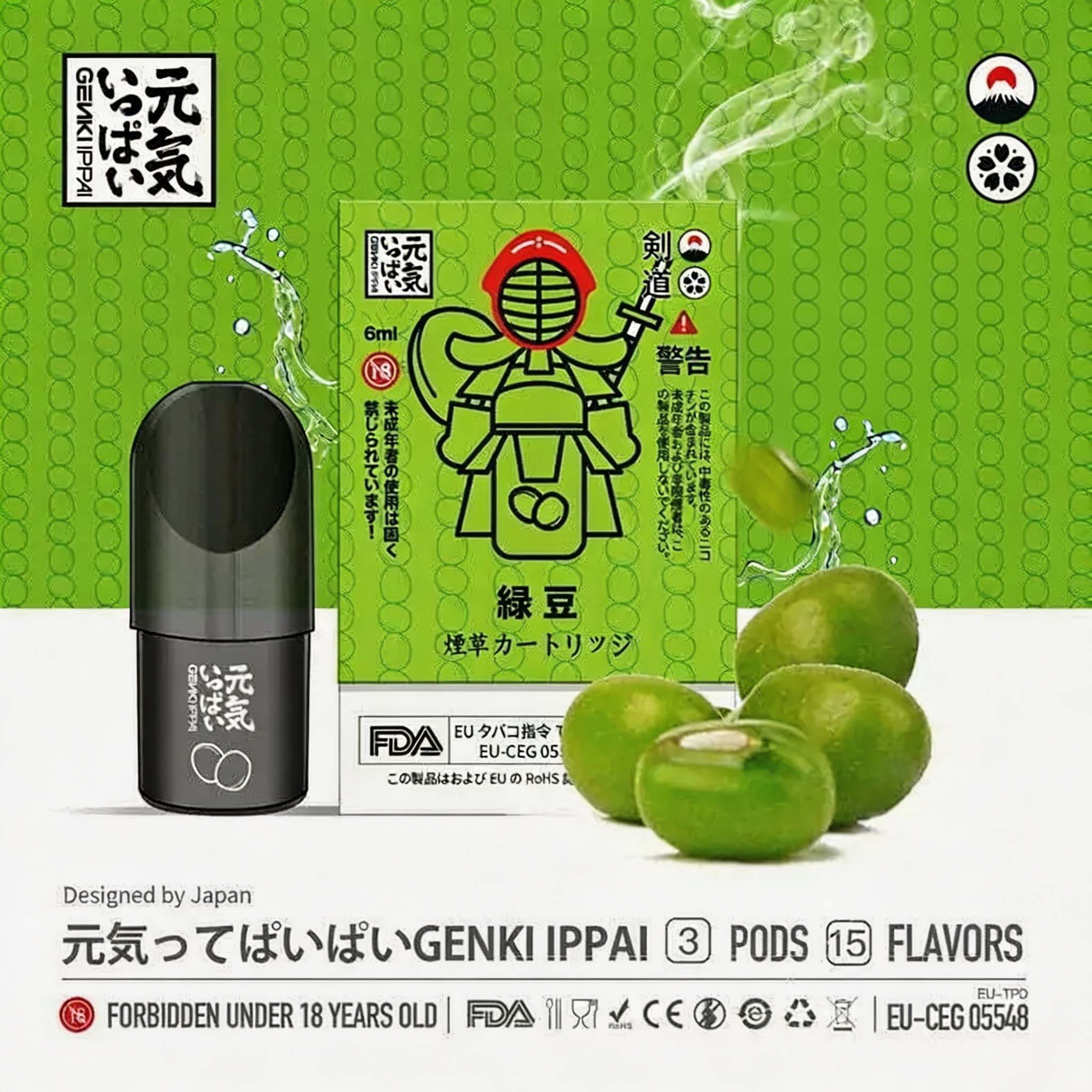 Genki Ippai Pods 5th Gen Edition (Japanese Brand) - Relx 4th/5th Gen Compatible (3 Pods/Pack, Multi-Flavors) detail image 20